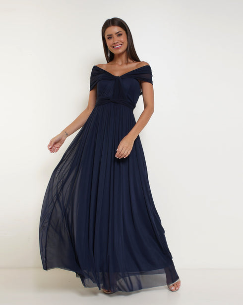 Vestido Multiformas Tule VESTIDO LONGO PETRA FINA